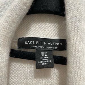 Cashmere cardigan Saks Fifth Avenue medium